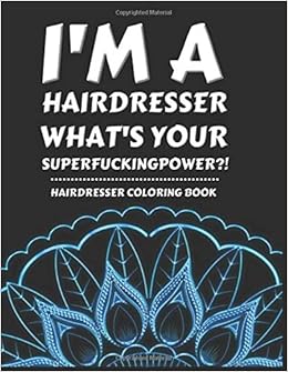 Amazon Com Hairdresser Coloring Book Funny Humorous