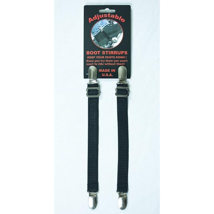 Buy Biker Motorcycle Pant Leg Clamps Straps Clips