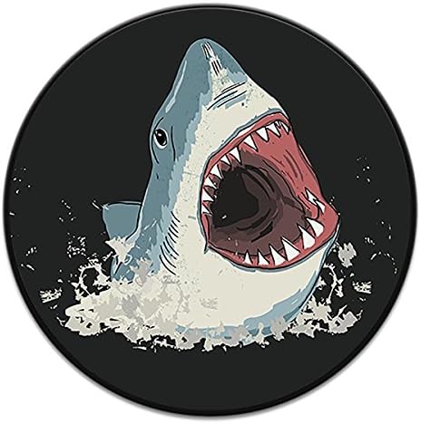 Multi-Function Cell Phone Mounts and Stands, Pop Grip Socket for iPhone, Smartphones and Other Porpable Devices - Shark Black