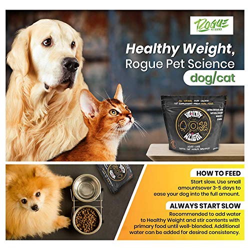 Rogue Pet Science Healthy Weight, Natural Weight Gainer for Dogs, Food