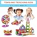 idoot Magnetic Blocks for Kids, Educational Building Toys Magnetic Tiles Ferris Wheel Stem Set - 100Pcs, Rainbow