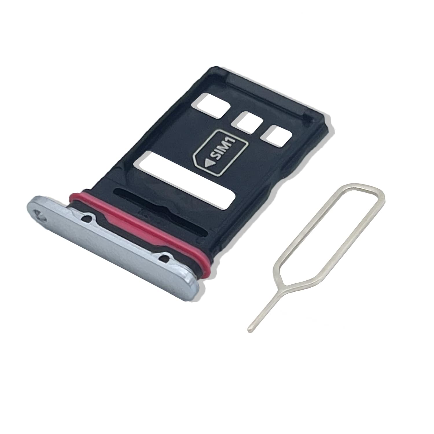 Eonpam Original DUAL SIM Card Slot Tray Holder Replacement for (Huawei P40 Pro+ Plus) Incl SIM Pin (White)