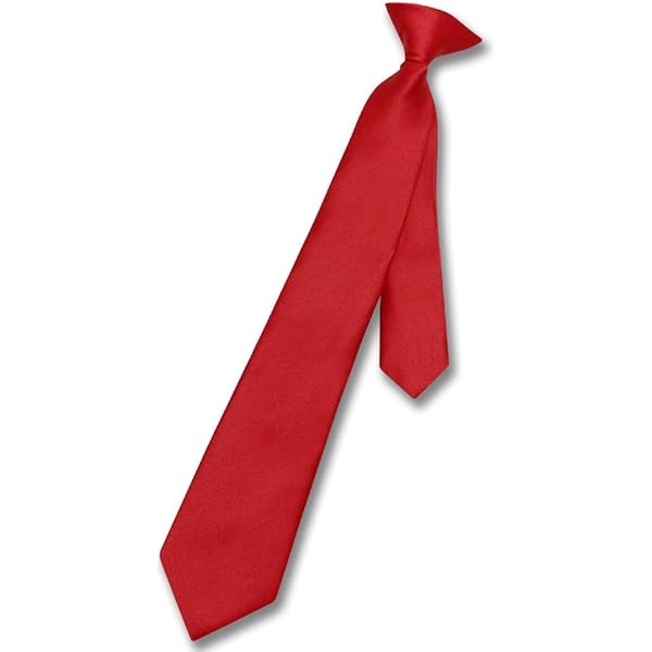 Biagio Boy's Necktie In Solid Burnt Orange – Youth Tie, 100% Polyester, Silk Feel