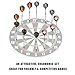 Obeka Soft Tip Darts, 12 Pack 19g Plastic Tipped Darts Set with Aluminum Shafts, Nickel Silver Plated Steel Barrels, 39 Flights, 120 Tip Points for Electronic Dartboard (Upgrade Version)