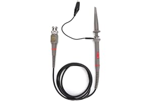 Oscilloscope Test Probe, LA05022 Stainless Steel Portable Accurate 20MHz Oscilloscope Probe 1x 10x Attenuation Oscilloscope A