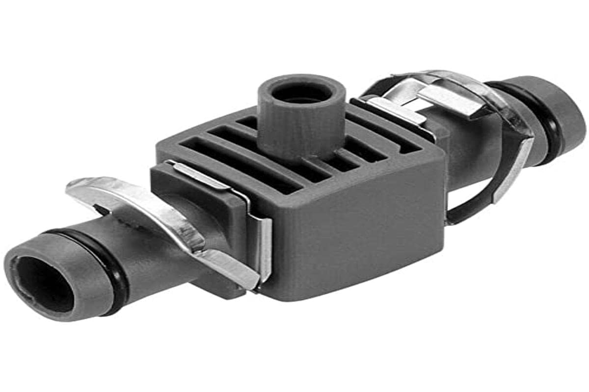 Derivación en T para micro-difusores Blister de 5 derivaciones. Para manguera 13 mm. Con el sistema de conexión "Quick & Easy".