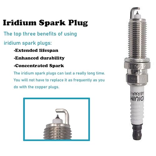 thumbnail image 2 of 4 Ignition Coils + 4 Iridium Spark Plugs Kit For Dodge Dart 1.4L, Fiat 500 2012-2020 2 of 3