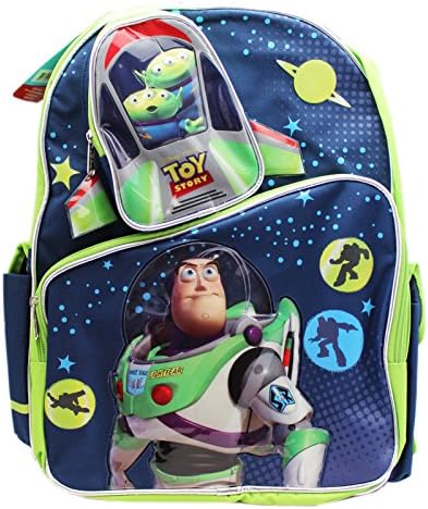 Disney Pixar's Toy Story 3 Buzz Lightyear and Aliens Full Size Backpack (16in)
