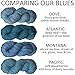 Living Dreams Air Merino Super Bulky Chunky Wool Yarn. Pencil Roving Yarn for Needle Knitting and Crochet. 4 Ounce 65 Yards, Montana
