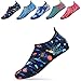 QTMS Kids Boys Girls Water Shoes Barefoot Quick Dry Aqua Socks Swim Shoes (Toddler/Little Kid/Big Kid)