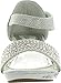 Shoe Dezigns Jan 14KM Little Girls Rhinestone Heel Platform Dress Sandals Silver