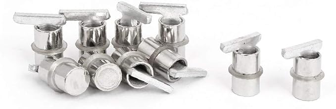 X-DREE 10 unids muebles de montaje gabinete estante de vidrio soporte