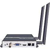 ISEEVY WiFi H.265 H.264 4K 1080P Video Decoder with HDMI VGA CVBS Output Support RTMP SRT RTSP UDP HTTP