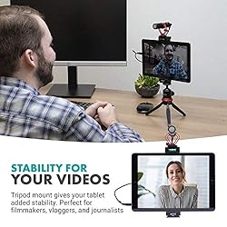 Movo Android Tablet and iPad Tripod Mount with Movo