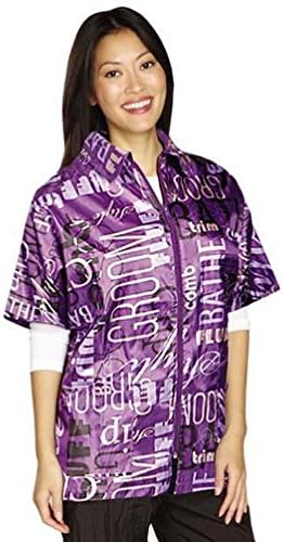 Moondon GRAFFITI PRINT GROOMING JACKETS for the Stylish Groomer - Water &amp; Hair Resistant