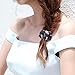 Ondder Designer Chiffon Scrunchies for hair, Big Scrunchies Chiffon Packs for VSCO stuff, Floral Hair Scrunchies - 6 Pack