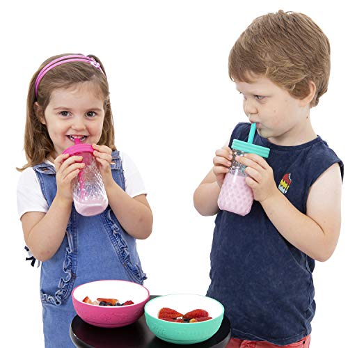 4 Drinking+Regular+Silicone+Straws+Cleaning