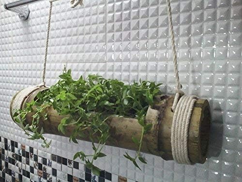 NAOE Wall Decor & Hanging Planter Large Wooden