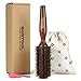 BESTOOL Round Hair Brush for Women or Men, Boar Bristle Hairbrush for Quick Blowout, Add Shine/Volume, Minimize Damage (2.5 Inch)