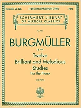 Burgmuller 12 Brilliant And Melodious Studies Op 105 Piano Solo Oesterle Louis Burgmuller Friedrich 9780634069963 Amazon Com Books
