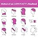 Lotuyacy Outdoor Wide Headband,Elastic Seamless Scarf UV Resistence Sport Headwear for Men&Women,Workout,Yoga,Multi Function,Constructed with High Performance Moisture Wicking Microfiber (Solid2-9Pcs)
