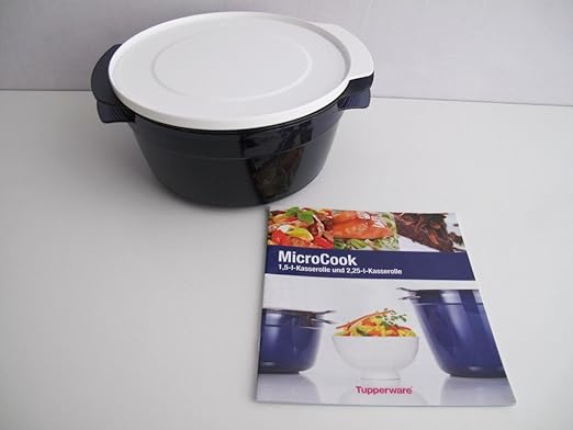 TUPPERWARE Micro Cook 1,5 L Cook micro plus azul redondo ...