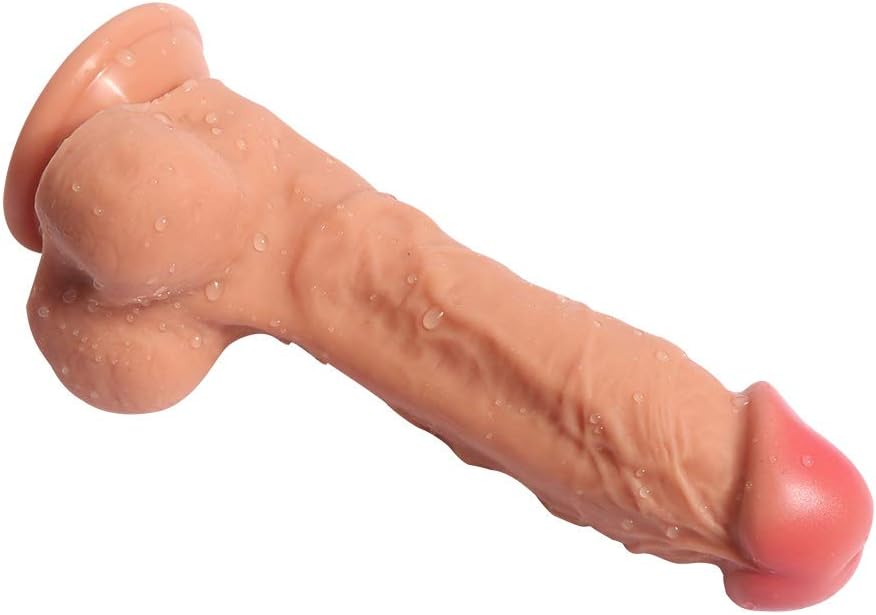Happy Gift 7.78 Inch Perfect Size Realistic D'?D&l? Female Enjoy Self Pleasure Private Toys with Powerful Sucker - Waterproof Silicone Material ZHanga8aap1