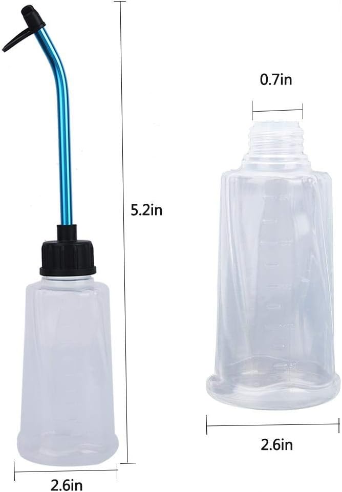 Universal RC Car Accessory Nitro Engine Fuel Filler Bottle with Aluminum Alloy Bottle Straw for RC Model Car 250ML White - Image 4