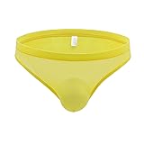 ADAHOP Men's Traceless Underwear Ice Silk Briefs