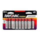 Rayovac Fusion AA Batteries, Premium Alkaline Double A Batteries (16 Battery Count)