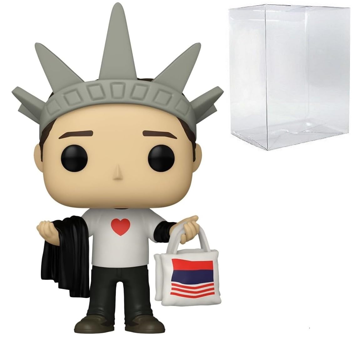 POP TV: Friends - Chandler Bing in New York Funko Vinyl Figure (Bundled with Compatible Box Protector Case), Multicolored, 3.75 inches