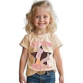 CM C&M WODRO Toddler Baby Girl Rodeo Western Cowgirl T-Shirt Funny Let’s Go Girl Boots Shirt Short Sleeve Summer Tee Tops