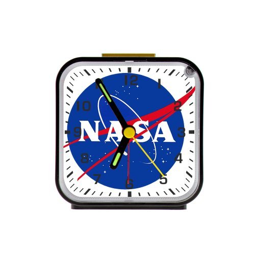 ZHPUAT 4.6 Dual Alarm Clock with Blue Smart Controllable Backlight