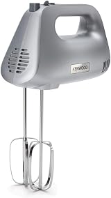 Kenwood Handmixer 450W five speeds stainless steel beaters kneaders HMP30.A0SI view 2