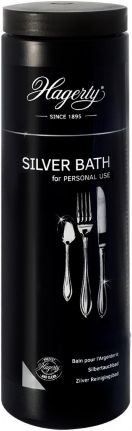 Hagerty Silver Bath Immersion Solution 580 ml with Tarnish Protection