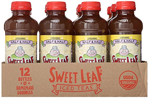 Sweet Leaf Organic Half and Half Lemonade Tea - 16 oz bottles -12 pack