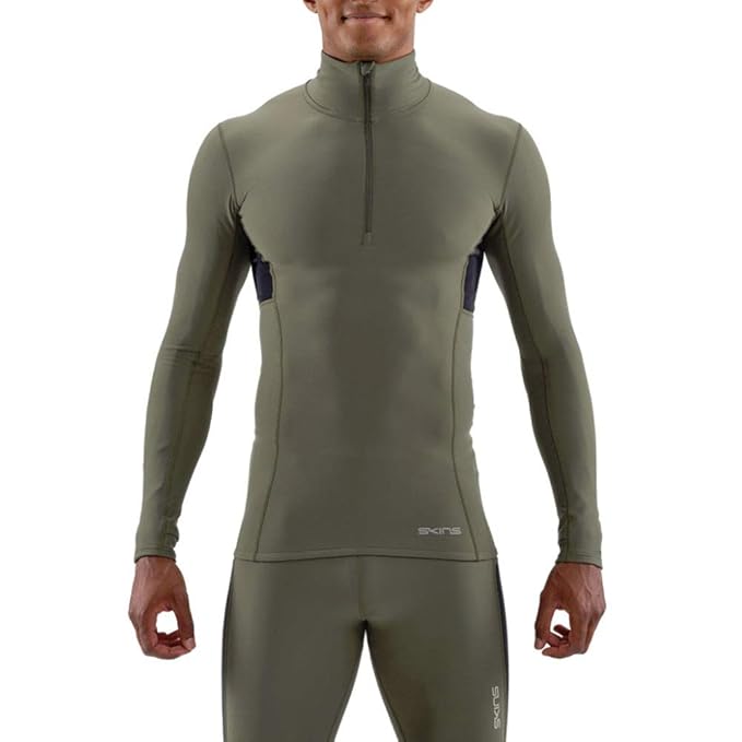 skins dnamic thermal mock neck