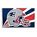 Fremont Die NFL New England Patriots 3' x 5' Flag with Grommets, 3 x 5-Foot, Helmet