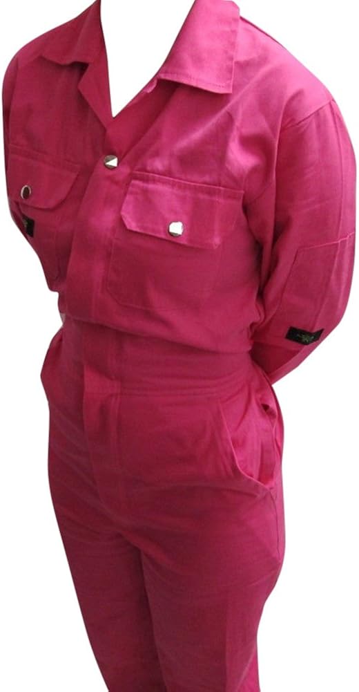 Pink Boiler Suit Pink Overalls Ladies/Mens Size 24 Ladies Mens Size