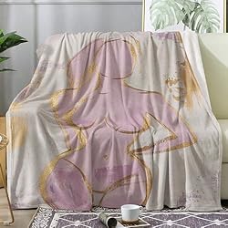 FJWXCBD Sexy Blanket, Naked Girl Fleece Throw
