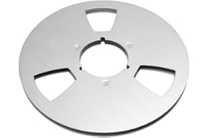 1/4 10.5 Inches Open Reels Spools Aircraft Aluminum NABs Hubs for Tape Players to Erasing and Spools