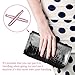 Lip Brush Set, FITDON Retractable Lip Brush with Cover Travel for Lipstick Gloss Applicator, Made with Cruelty Free Synthetic Bristles 10PCS (Pattern)