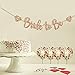 Bachelorette Party Decorations Kit Rose Gold Pre-Strung Bride to Be Banner Confetti Balloons Tribe Flash Tattoos Sash Veil Drinking Games Bridal Shower Wedding Supplies