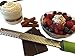 Ginger, Chocolate, and Spice Grater/Zester. A Premium Healthy Cooking Kitchen Tool for use with Lemon, Cheese, Citrus, Parmesan, Cinnamon, Nutmeg, Garlic and other Food. (Green)
