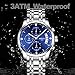 Men's Watches Luxury Fashion Casual Dress Chronograph Waterproof Military Quartz Wristwatches for Men Stainless Steel Watch