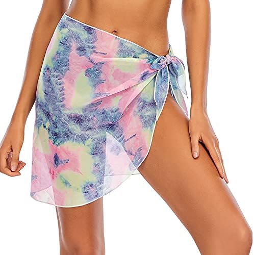 Jaffiust Women's Beach Sarong Tulle Cover Up Chiffon Bikini Wrap Dress Swim  (One Size Color) price in UAE | Amazon UAE | kanbkam