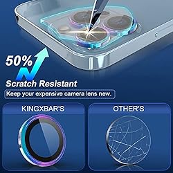 KINGXBAR 3PCS Sapphire Camera Lens Protector for