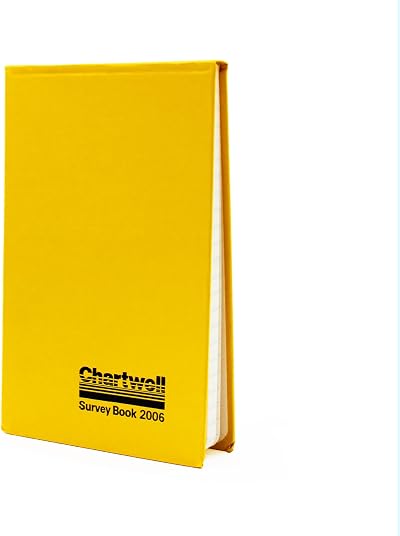 Chartwell Exacompta 2006Z Field Survey Book 130x205mm Yellow Casebound