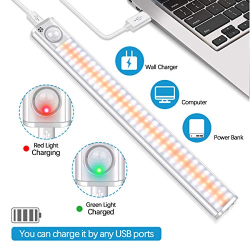 LED Motion Sensor Light 120LED Closet Light Under Counter