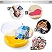 Yalis DIY Refrigerator Magnets, 12 Pack Changeable Background Fridge Magnets, 1-1/4 Inch Replaceable Photo Cards Magnets Decoration Creative Image Display